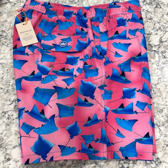 Peter Millar swim shorts. New with tags. Fit really well. - Picture 3 of 3